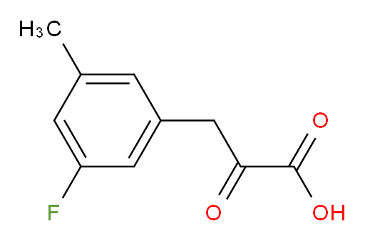 3-(3-fluoro-5-methylphenyl)-2-oxopropanoic acid