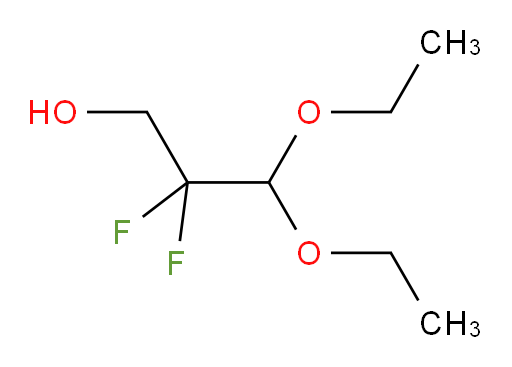 3,3-diethoxy-2,2-difluoropropan-1-ol