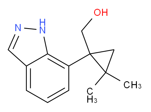 [1-(1H-indazol-7-yl)-2,2-dimethylcyclopropyl]methanol