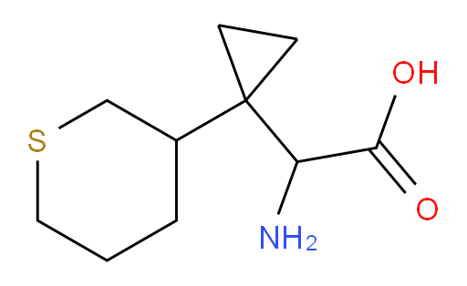 2-amino-2-[1-(thian-3-yl)cyclopropyl]acetic acid