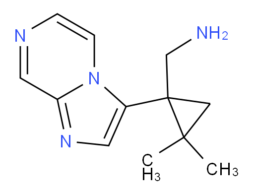 (1-{imidazo[1,2-a]pyrazin-3-yl}-2,2-dimethylcyclopropyl)methanamine