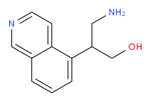 3-amino-2-(isoquinolin-5-yl)propan-1-ol