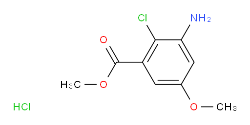 methyl 3-amino-2-chloro-5-methoxybenzoate hydrochloride