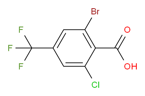2-bromo-6-chloro-4-(trifluoromethyl)benzoic acid