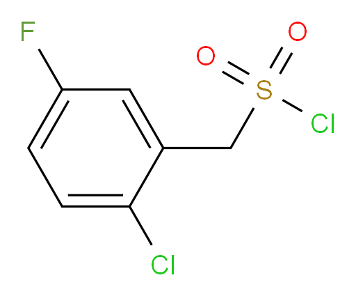 (2-chloro-5-fluorophenyl)methanesulfonyl chloride