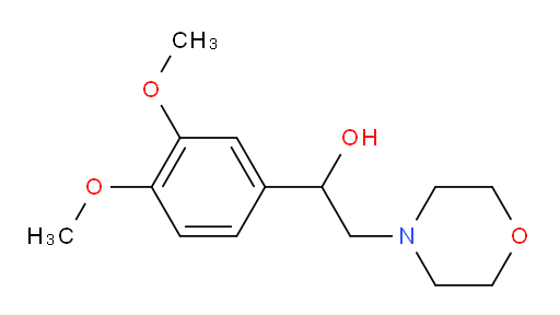 1-(3,4-dimethoxyphenyl)-2-(morpholin-4-yl)ethan-1-ol