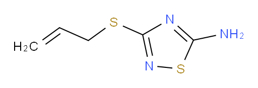 3-(prop-2-en-1-ylsulfanyl)-1,2,4-thiadiazol-5-amine