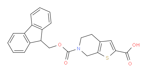 6-{[(9H-fluoren-9-yl)methoxy]carbonyl}-4H,5H,6H,7H-thieno[2,3-c]pyridine-2-carboxylic acid
