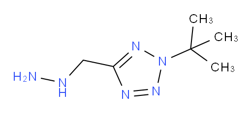 2-tert-butyl-5-(hydrazinylmethyl)-2H-1,2,3,4-tetrazole