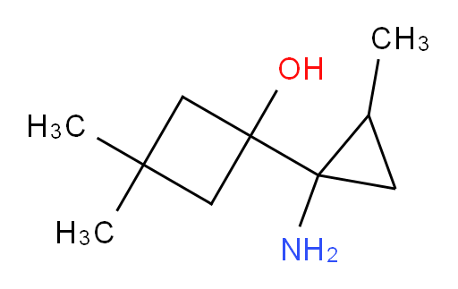 1-(1-amino-2-methylcyclopropyl)-3,3-dimethylcyclobutan-1-ol