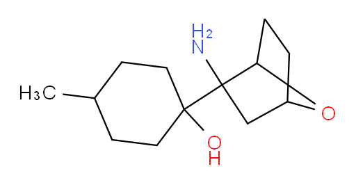 1-{2-amino-7-oxabicyclo[2.2.1]heptan-2-yl}-4-methylcyclohexan-1-ol