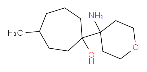 1-(4-aminooxan-4-yl)-4-methylcycloheptan-1-ol