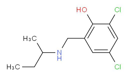 2-{[(butan-2-yl)amino]methyl}-4,6-dichlorophenol