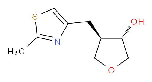 rac-(3R,4S)-4-[(2-methyl-1,3-thiazol-4-yl)methyl]oxolan-3-ol