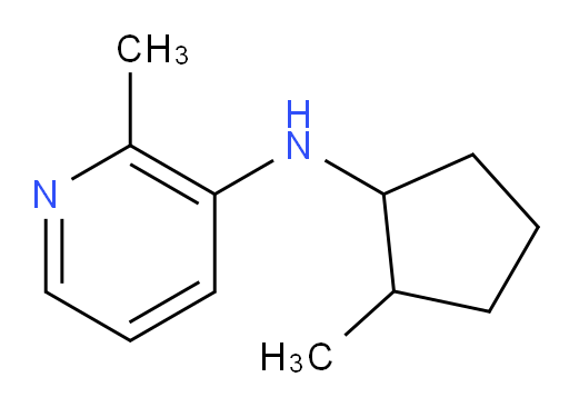 2-methyl-N-(2-methylcyclopentyl)pyridin-3-amine