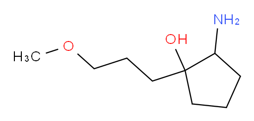 2-amino-1-(3-methoxypropyl)cyclopentan-1-ol