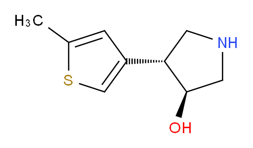 rac-(3R,4S)-4-(5-methylthiophen-3-yl)pyrrolidin-3-ol