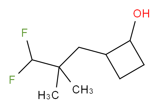 2-(3,3-difluoro-2,2-dimethylpropyl)cyclobutan-1-ol