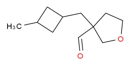 3-[(3-methylcyclobutyl)methyl]oxolane-3-carbaldehyde