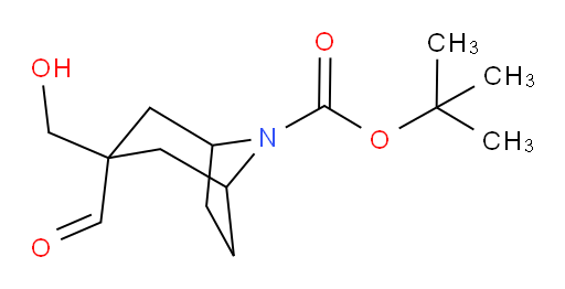 tert-butyl 3-formyl-3-(hydroxymethyl)-8-azabicyclo[3.2.1]octane-8-carboxylate