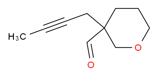 3-(but-2-yn-1-yl)oxane-3-carbaldehyde