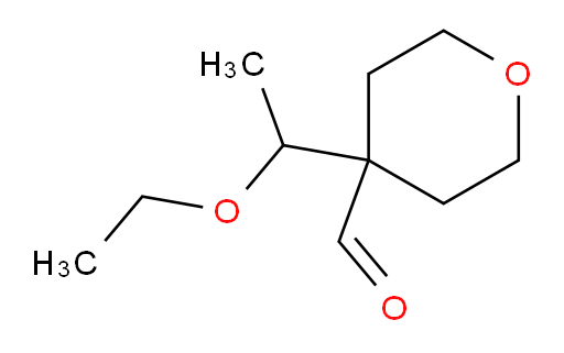 4-(1-ethoxyethyl)oxane-4-carbaldehyde