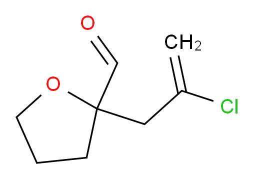 2-(2-chloroprop-2-en-1-yl)oxolane-2-carbaldehyde