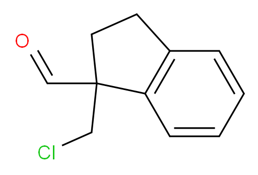 1-(chloromethyl)-2,3-dihydro-1H-indene-1-carbaldehyde