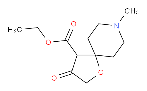 ethyl 8-methyl-3-oxo-1-oxa-8-azaspiro[4.5]decane-4-carboxylate