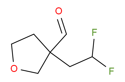 3-(2,2-difluoroethyl)oxolane-3-carbaldehyde