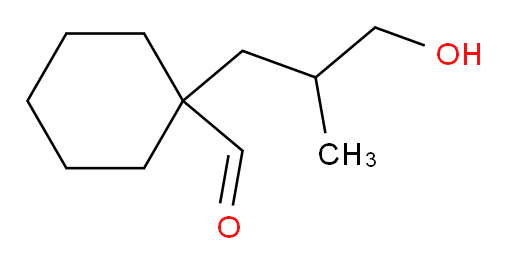 1-(3-hydroxy-2-methylpropyl)cyclohexane-1-carbaldehyde