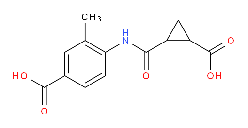 4-(2-carboxycyclopropaneamido)-3-methylbenzoic acid