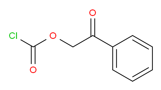 2-oxo-2-phenylethyl chloroformate