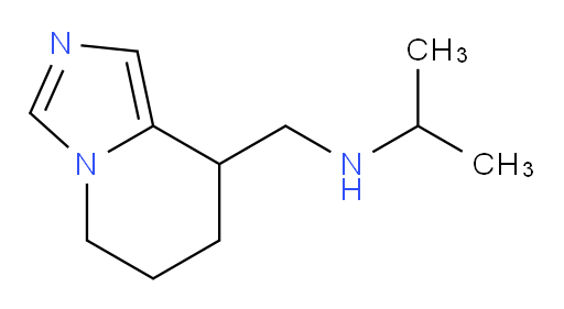 {5H,6H,7H,8H-imidazo[1,5-a]pyridin-8-ylmethyl}(propan-2-yl)amine
