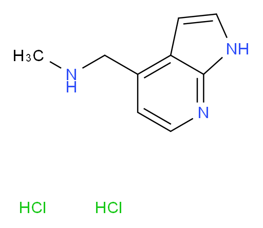 methyl({1H-pyrrolo[2,3-b]pyridin-4-yl}methyl)amine dihydrochloride