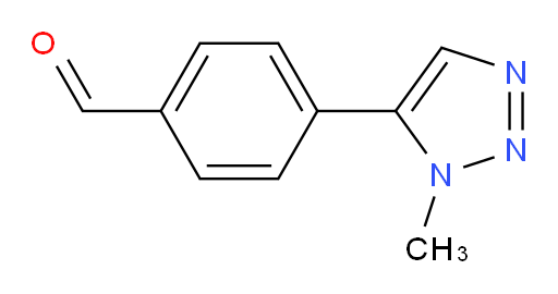 4-(1-methyl-1H-1,2,3-triazol-5-yl)benzaldehyde