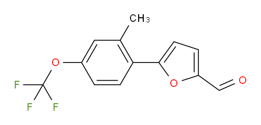 5-[2-methyl-4-(trifluoromethoxy)phenyl]furan-2-carbaldehyde