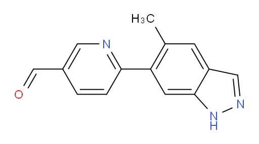 6-(5-methyl-1H-indazol-6-yl)pyridine-3-carbaldehyde