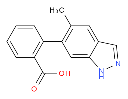 2-(5-methyl-1H-indazol-6-yl)benzoic acid