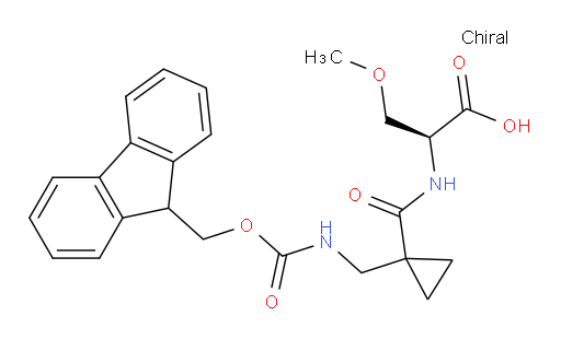 (2S)-2-({1-[({[(9H-fluoren-9-yl)methoxy]carbonyl}amino)methyl]cyclopropyl}formamido)-3-methoxypropanoic acid