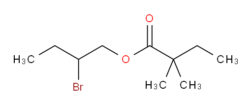 2-bromobutyl 2,2-dimethylbutanoate