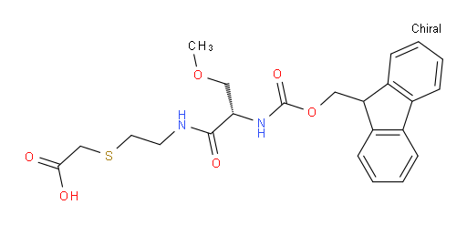 2-({2-[(2S)-2-({[(9H-fluoren-9-yl)methoxy]carbonyl}amino)-3-methoxypropanamido]ethyl}sulfanyl)acetic acid