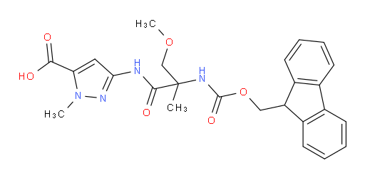 3-[2-({[(9H-fluoren-9-yl)methoxy]carbonyl}amino)-2-(methoxymethyl)propanamido]-1-methyl-1H-pyrazole-5-carboxylic acid