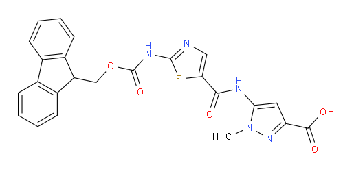 5-[2-({[(9H-fluoren-9-yl)methoxy]carbonyl}amino)-1,3-thiazole-5-amido]-1-methyl-1H-pyrazole-3-carboxylic acid