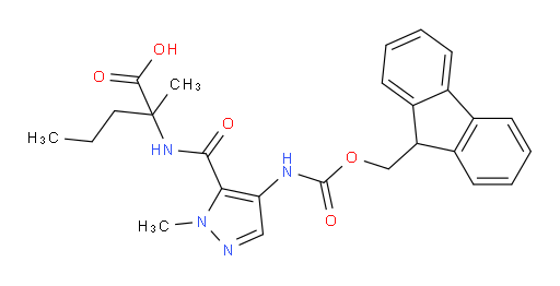 2-{[4-({[(9H-fluoren-9-yl)methoxy]carbonyl}amino)-1-methyl-1H-pyrazol-5-yl]formamido}-2-methylpentanoic acid