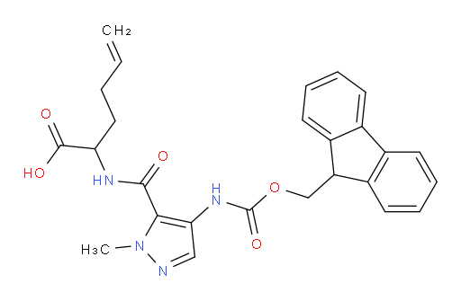 2-{[4-({[(9H-fluoren-9-yl)methoxy]carbonyl}amino)-1-methyl-1H-pyrazol-5-yl]formamido}hex-5-enoic acid