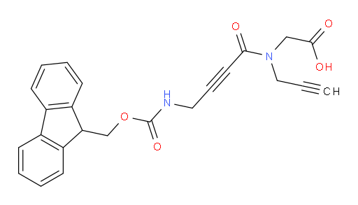 2-[4-({[(9H-fluoren-9-yl)methoxy]carbonyl}amino)-N-(prop-2-yn-1-yl)but-2-ynamido]acetic acid