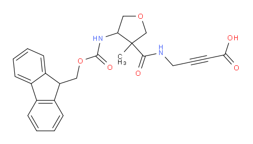 4-{[4-({[(9H-fluoren-9-yl)methoxy]carbonyl}amino)-3-methyloxolan-3-yl]formamido}but-2-ynoic acid
