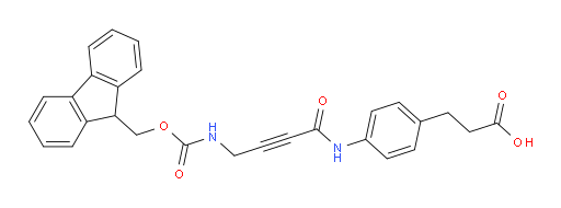 3-{4-[4-({[(9H-fluoren-9-yl)methoxy]carbonyl}amino)but-2-ynamido]phenyl}propanoic acid