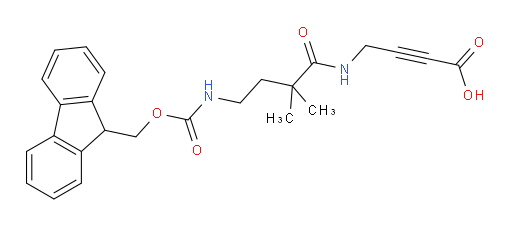 4-[4-({[(9H-fluoren-9-yl)methoxy]carbonyl}amino)-2,2-dimethylbutanamido]but-2-ynoic acid